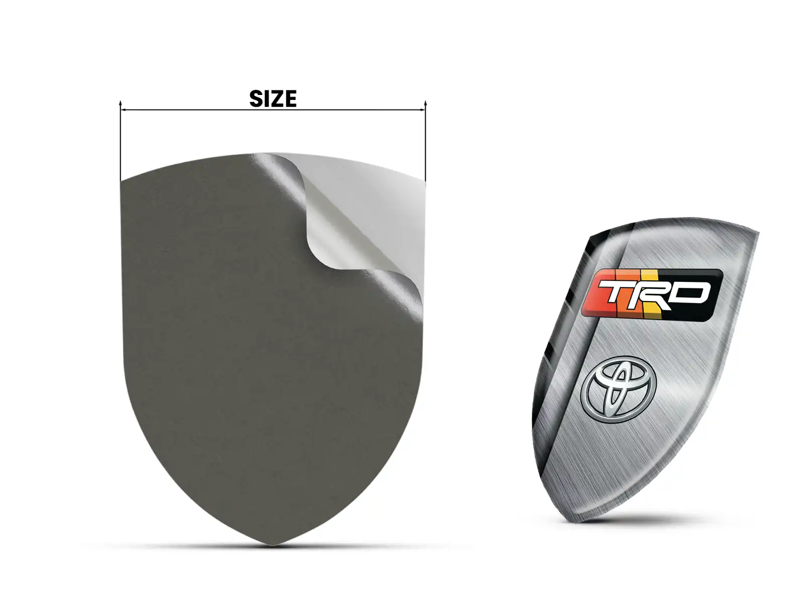 Toyota Auto Badge Performance Max Stylish Pro Durable